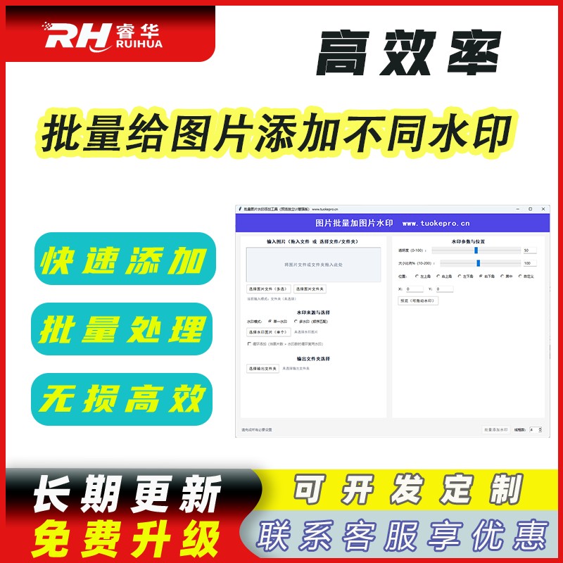 睿君图片批量加图片